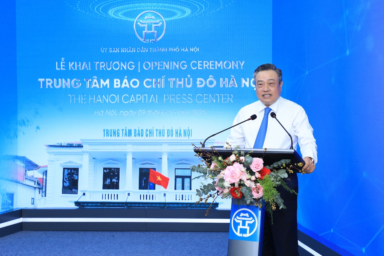 Chủ tịch Hà Nội: Trung tâm báo chí Thủ đô sẽ là diễn đàn kết nối