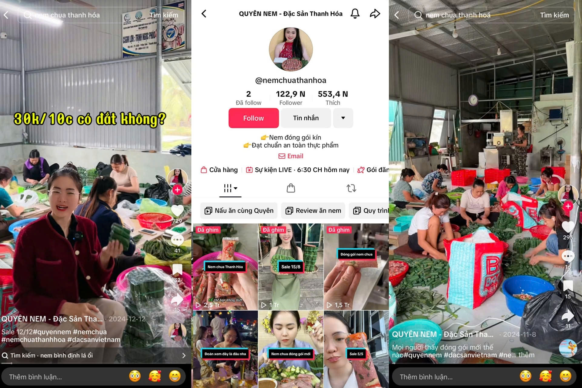 Chấn động livestream: Gen Z lên sóng 2 phút, 2.000 đơn nem chua ‘bay màu’