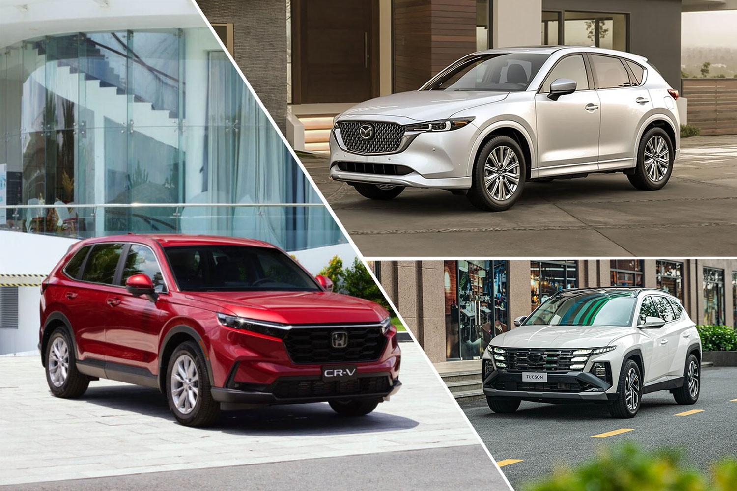 Phân khúc xe SUV cỡ C: Nên mua Honda CR-V, Hyundai Tucson hay Mazda CX-5