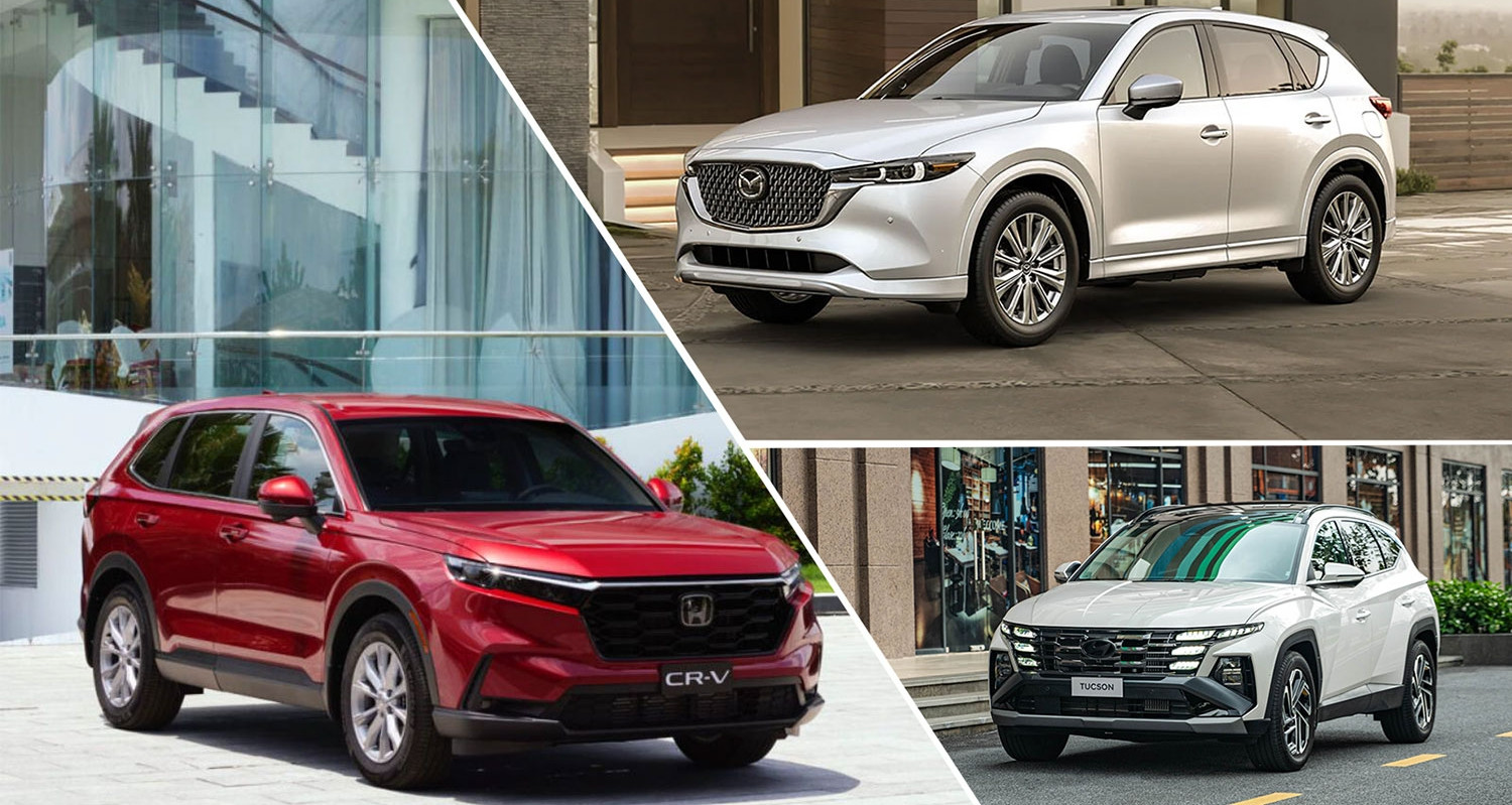 Phân khúc xe SUV cỡ C: Nên mua Honda CR-V, Hyundai Tucson hay Mazda CX-5