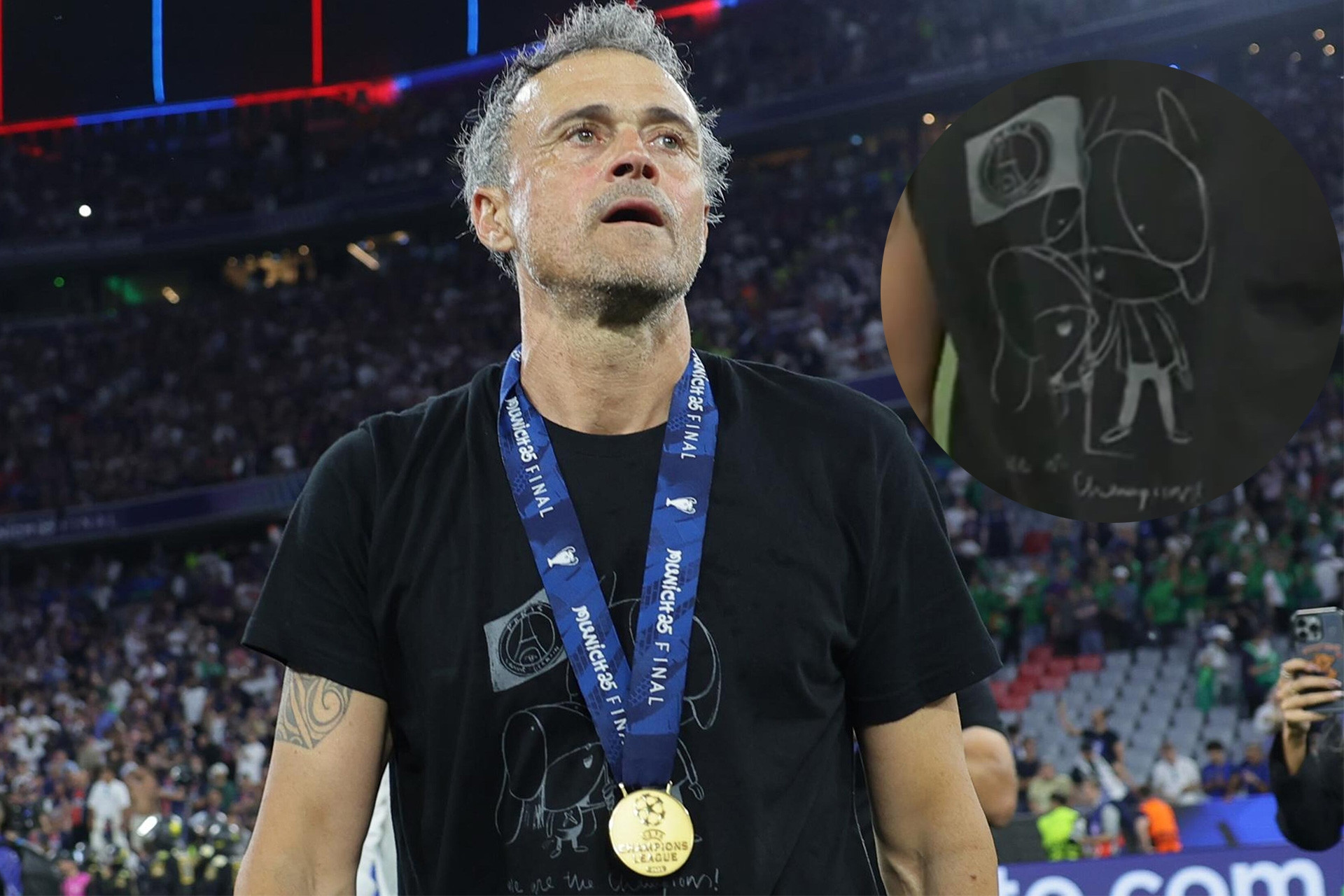 Xúc động Luis Enrique tưởng nhớ con gái khi mừng Cúp C1