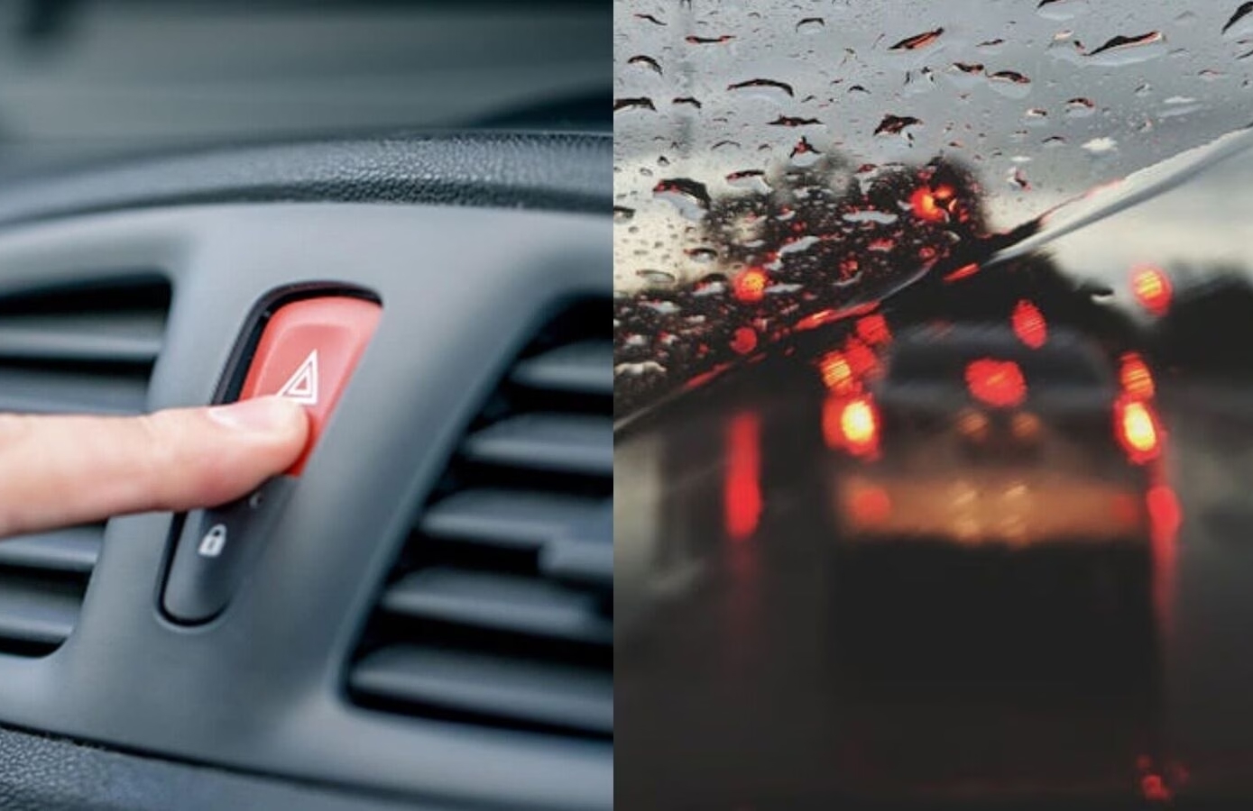 Bật đèn cảnh báo nguy hiểm khi trời mưa: Đa số tài xế Việt đang dùng sai cách?