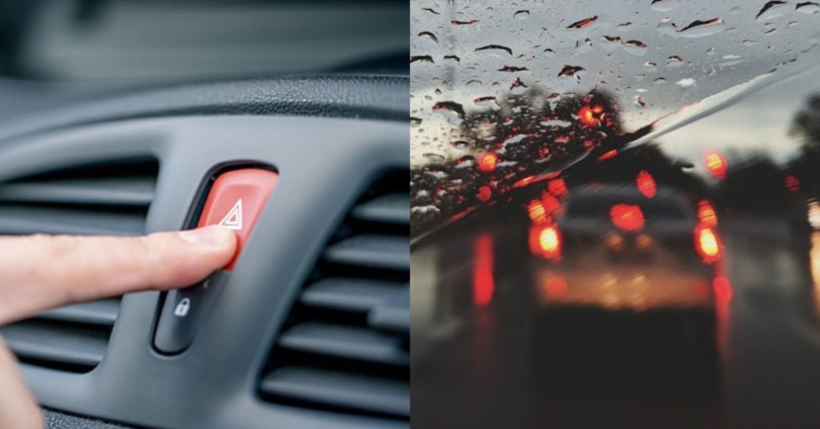 Bật đèn cảnh báo nguy hiểm khi trời mưa: Đa số tài xế Việt đang dùng sai cách?