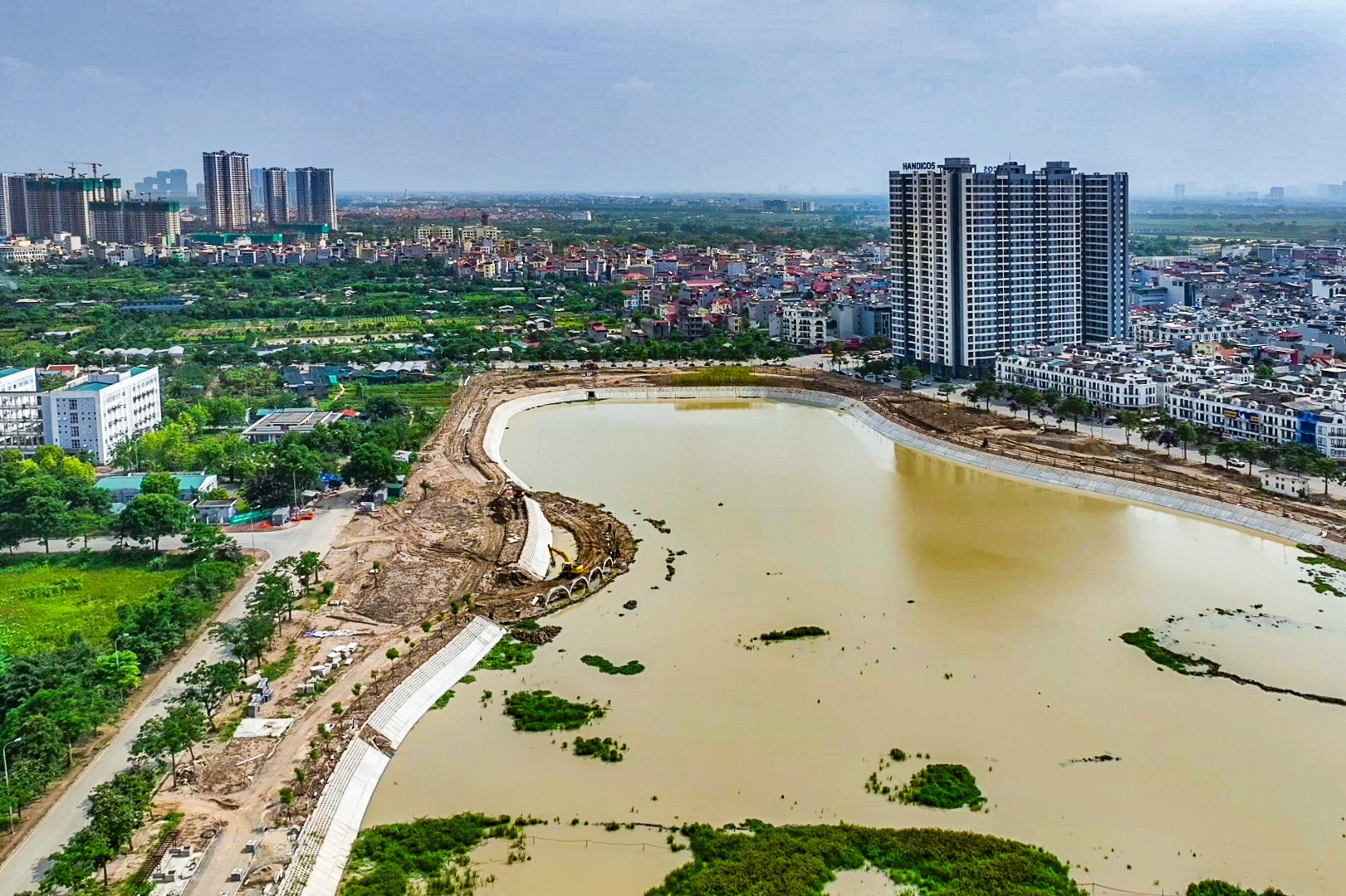 Cận cảnh công viên gần 290 tỷ đồng ở Hà Nội hoàn thành năm nay