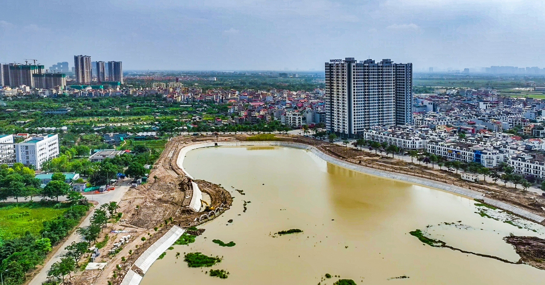 Cận cảnh công viên gần 290 tỷ đồng ở Hà Nội hoàn thành năm nay