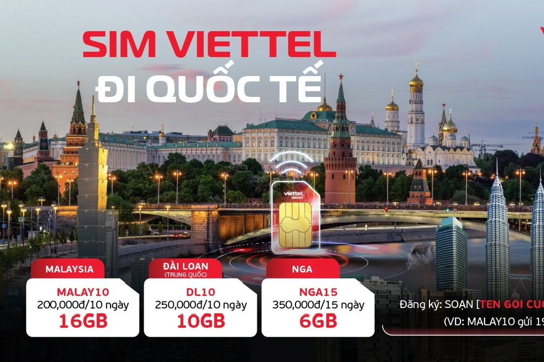 Đừng bỏ lỡ hè này: Cước roaming Viettel mới, giá chỉ từ 20.000 đồng/ngày