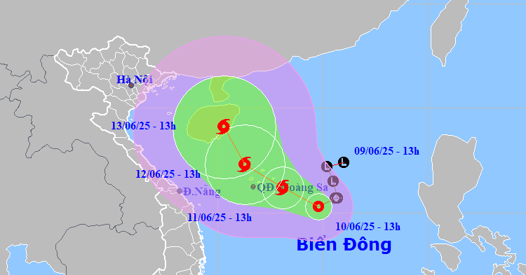 Tin mới nhất về bão số 1: Khi hình thành giật cấp 10, tiếp tục mạnh thêm