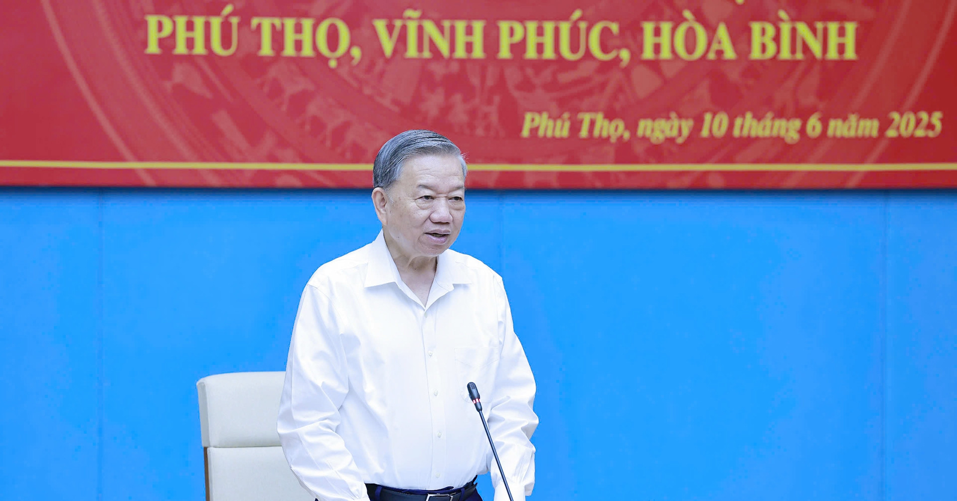 Tổng Bí thư nhắn nhủ Phú Thọ, Vĩnh Phúc, Hòa Bình giữ vững đoàn kết khi sáp nhập