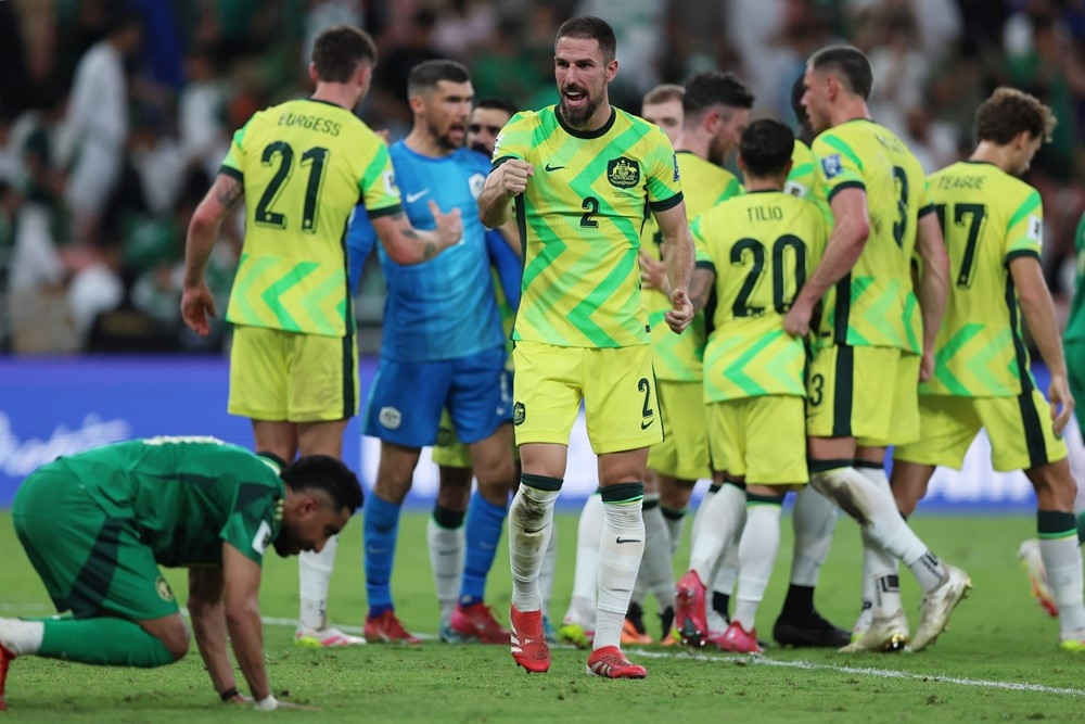 Australia thắng nghẹt thở Saudi Arabia, đoạt vé dự World Cup 2026