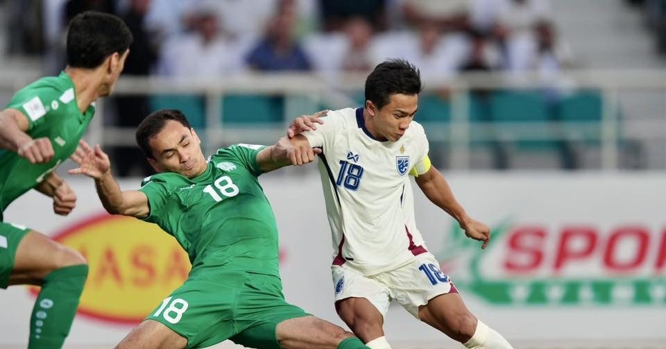 Thái Lan thua đau Turkmenistan, nguy cơ xem Asian Cup 2027 qua tivi