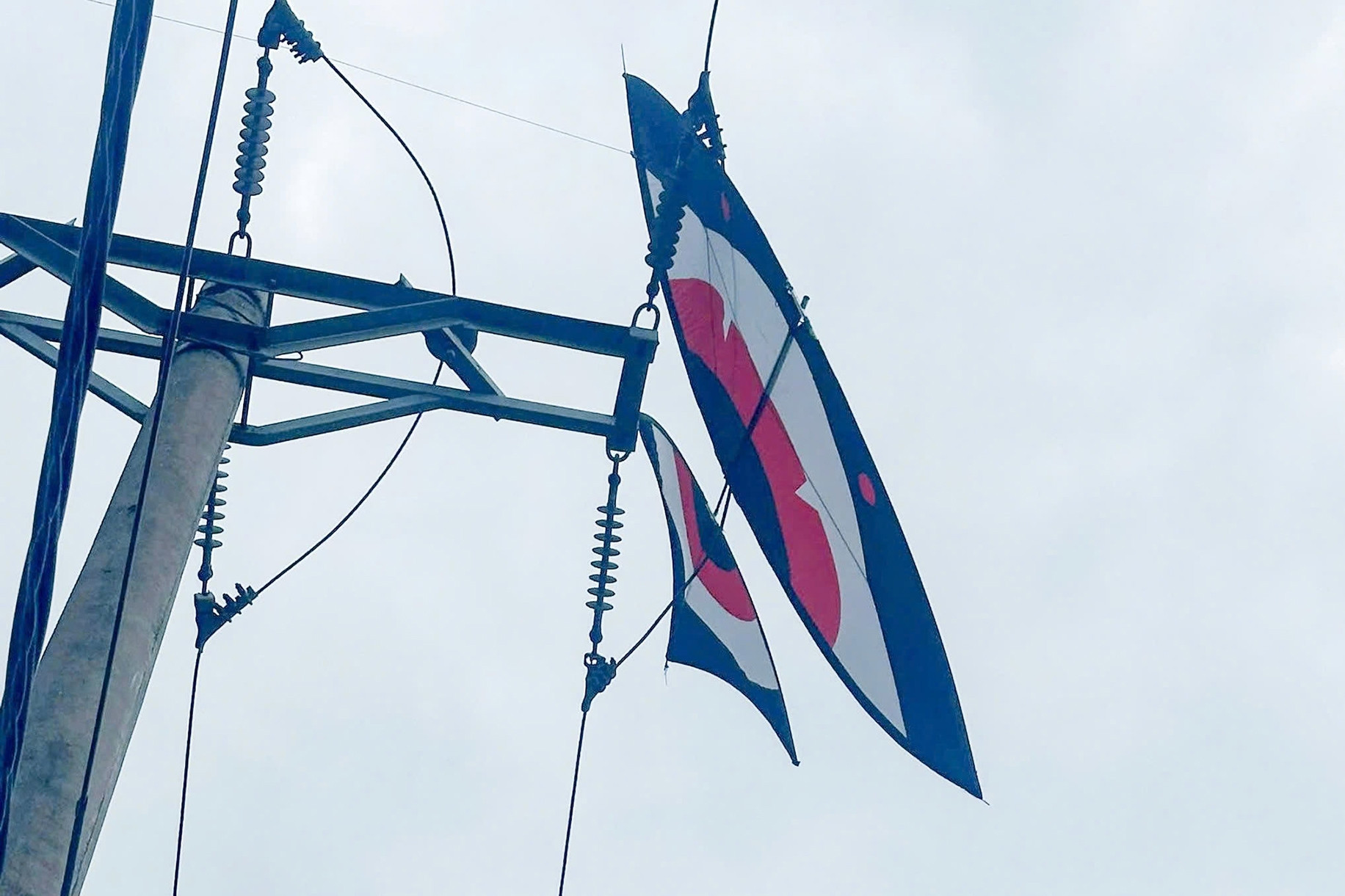 3 học sinh ở Nghệ An bị điện giật khi cố lấy diều mắc vào cột điện 110kV