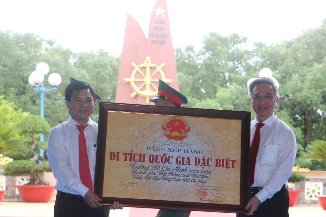 Bến Lộc An, đường Hồ Chí Minh trên biển là Di tích quốc gia đặc biệt