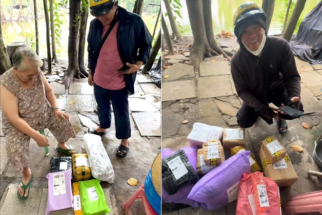 Cụ bà ở TPHCM mê mua hàng trên mạng, ngày nhận 19 đơn khiến shipper 'cười tít'