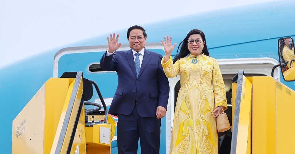 Thủ tướng Phạm Minh Chính tới Stockholm, bắt đầu thăm chính thức Thụy Điển