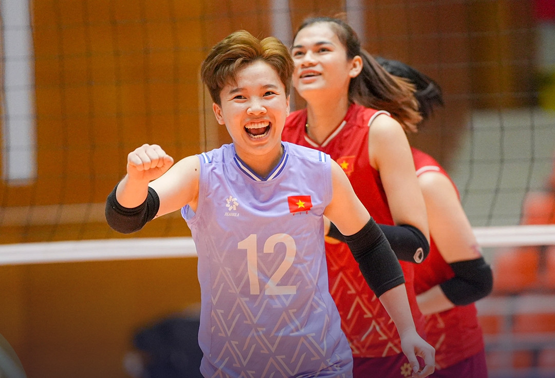 ĐT bóng chuyền nữ Việt Nam toàn thắng vòng bảng AVC Nations Cup