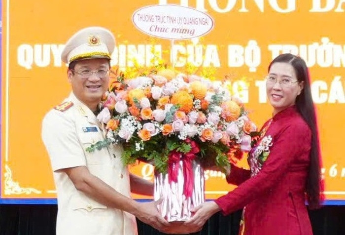 Đại tá Hồ Song Ân làm Giám đốc Công an tỉnh Quảng Ngãi