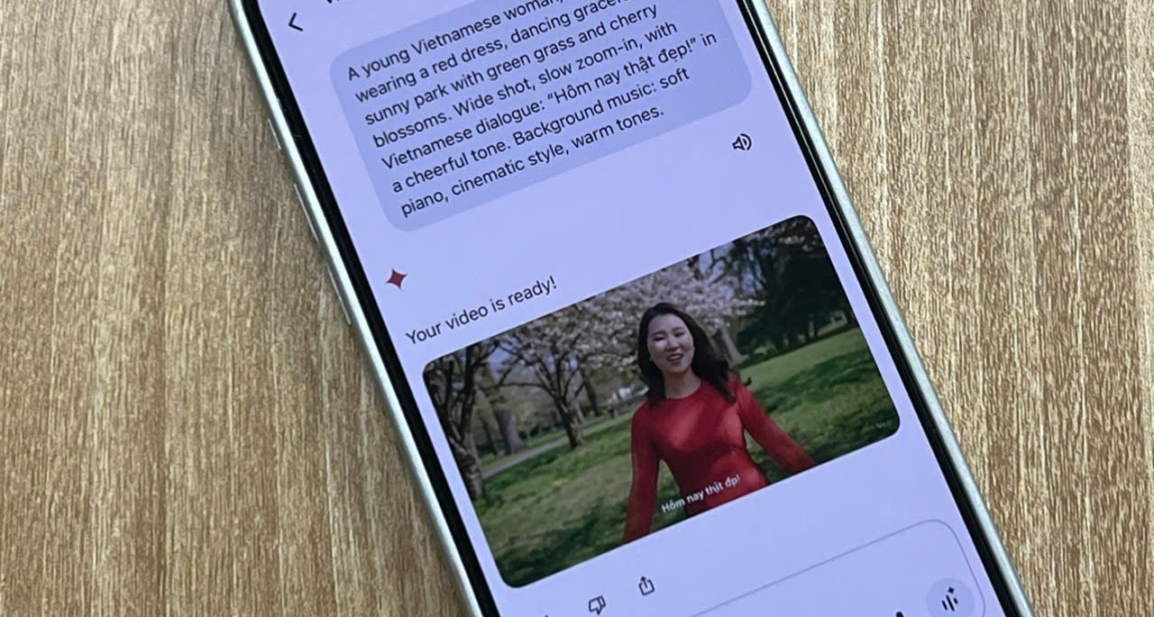 Hướng dẫn tạo video bằng Google Veo 3 trên iPhone