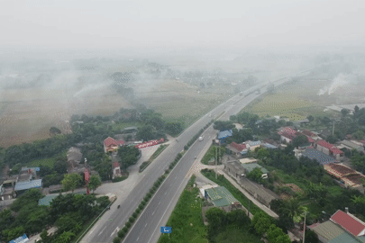 Cảnh tượng gây khó chịu với tài xế khi đi trên quốc lộ qua Nam Định