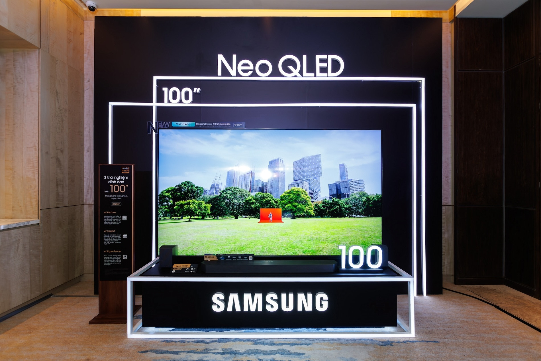 Samsung AI TV 2025: Màn hình cực đại, xem bóng đá như trên khán đài World Cup