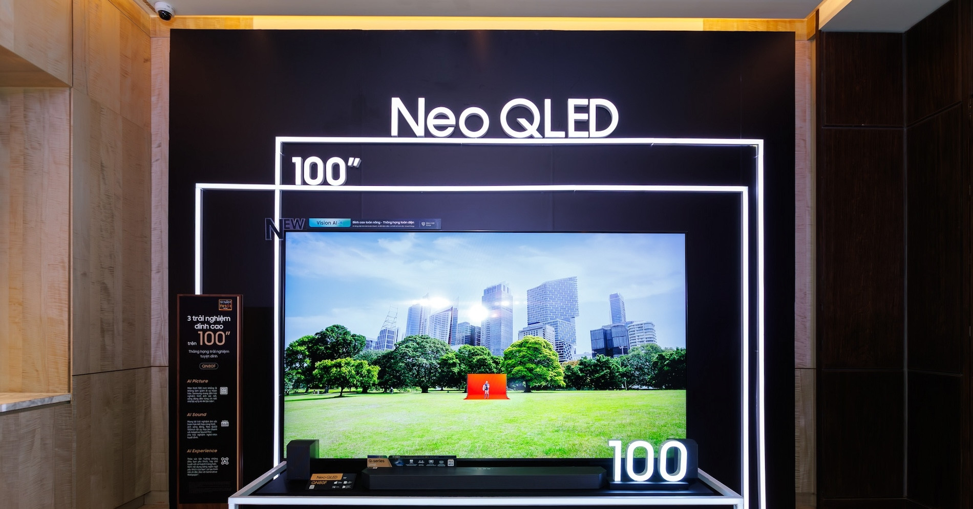 Samsung AI TV 2025: Màn hình cực đại, xem bóng đá như trên khán đài World Cup