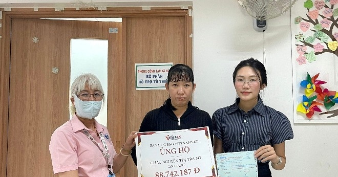 Bạn đọc giúp đỡ em Nguyễn Thị Trà My mắc ung thư xương gần 90 triệu đồng