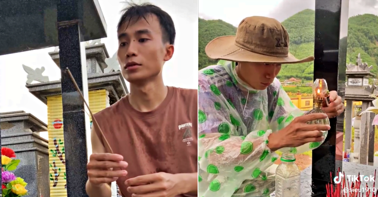 Chàng trai Đà Nẵng làm nghề lạ, vượt mưa bão 'sưởi ấm' cho người đã khuất