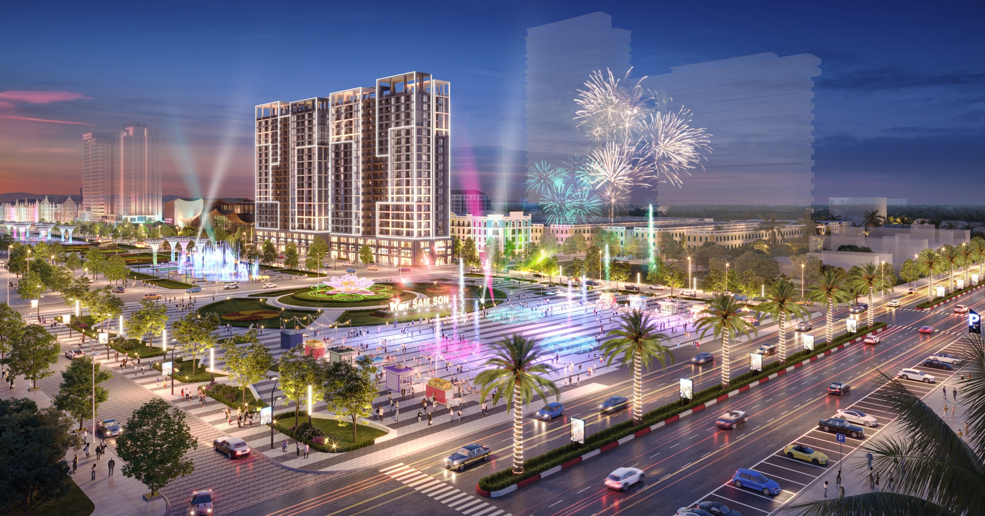 Giới đầu tư săn lùng căn hộ ngắm pháo hoa, view biển Sầm Sơn