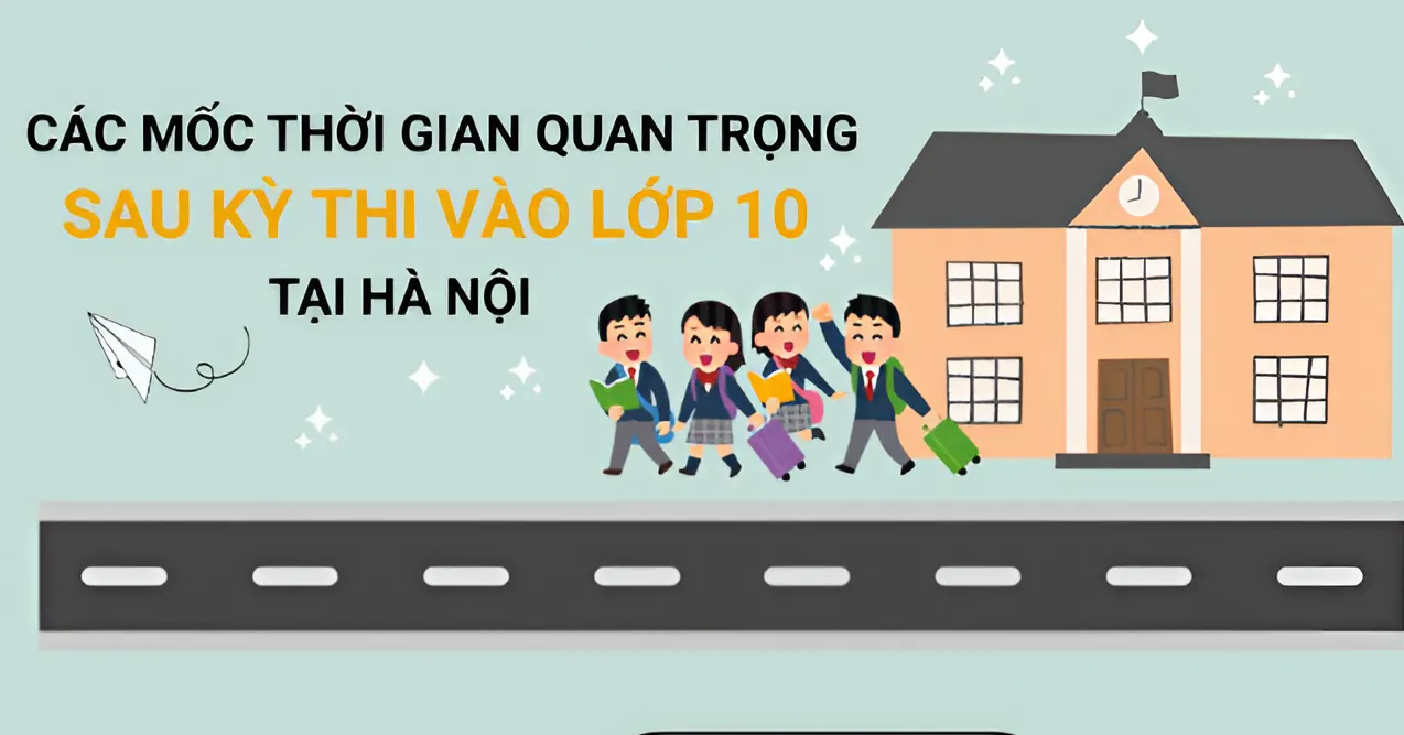 Những dấu mốc quan trọng thí sinh cần lưu ý sau kỳ thi lớp 10 ở Hà Nội