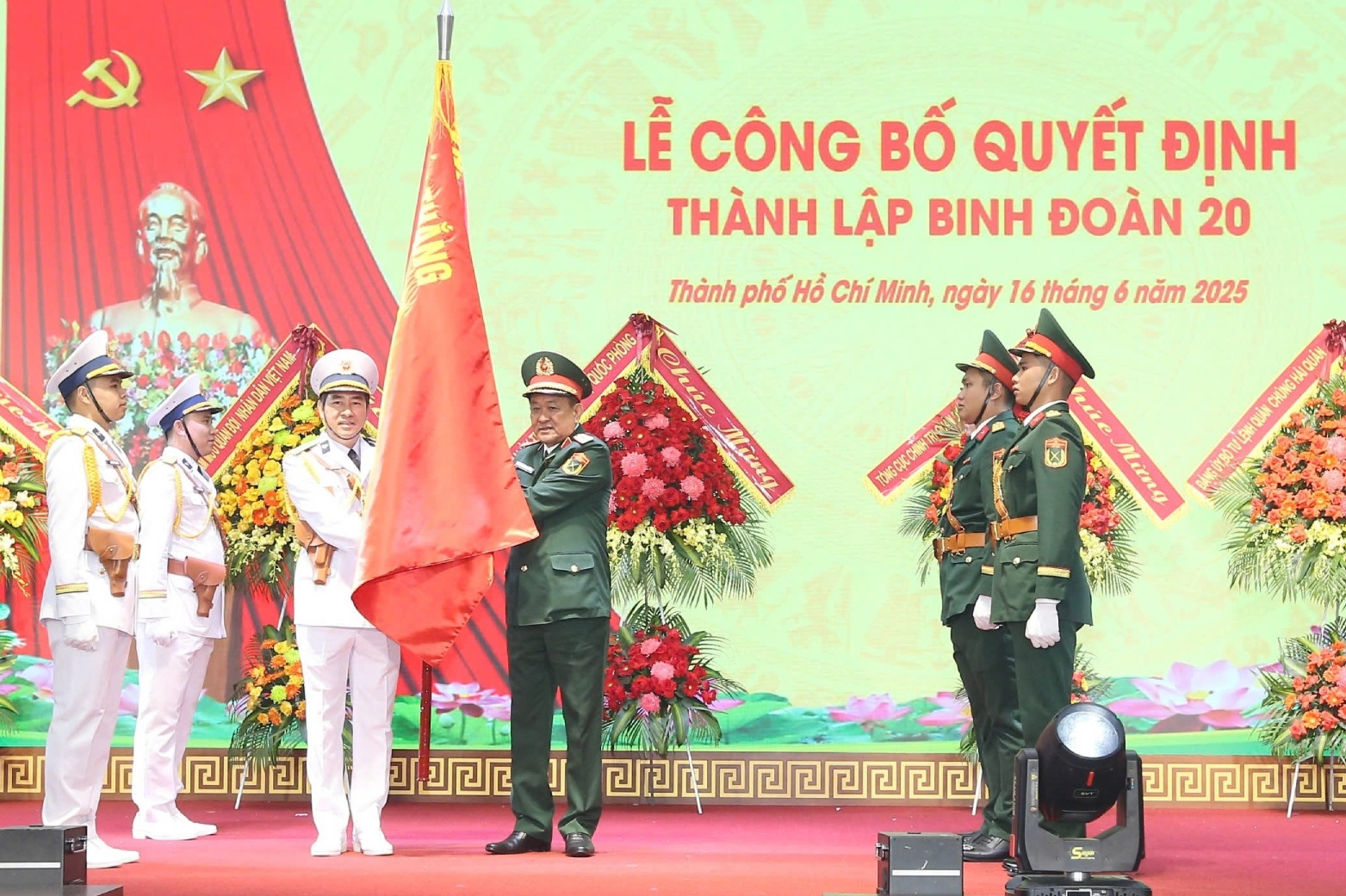 Bộ Quốc phòng thành lập Binh đoàn 20