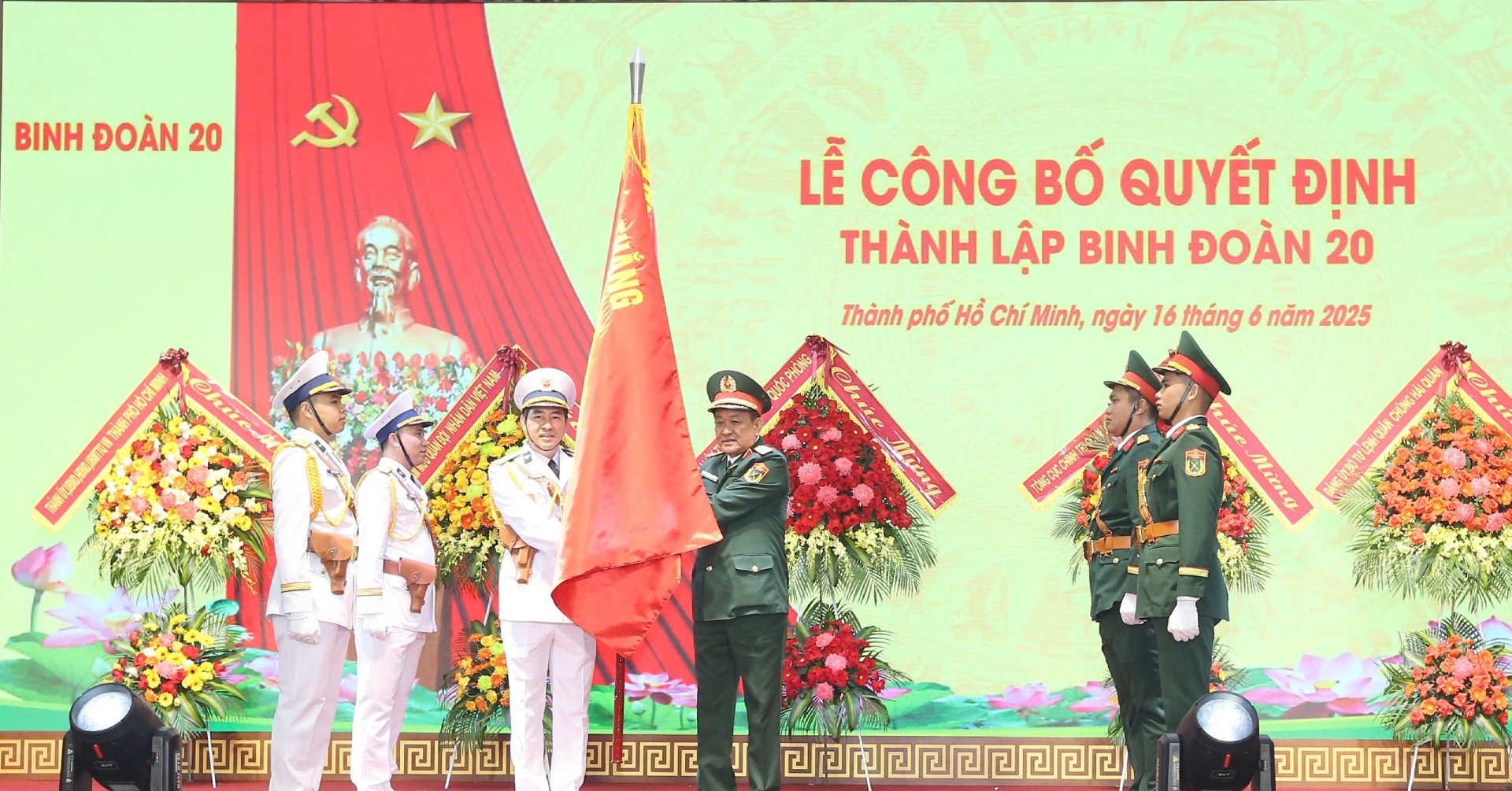 Bộ Quốc phòng thành lập Binh đoàn 20
