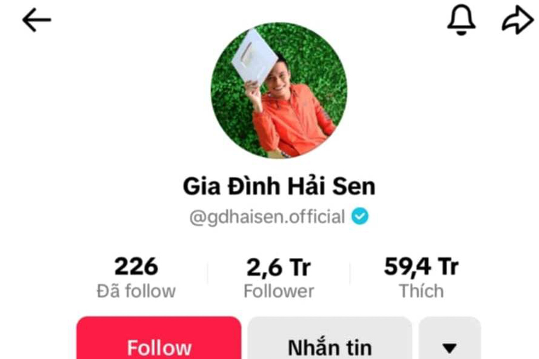 Chủ kênh TikTok 'Gia đình Hải Sen' có hàng triệu người theo dõi bị bắt