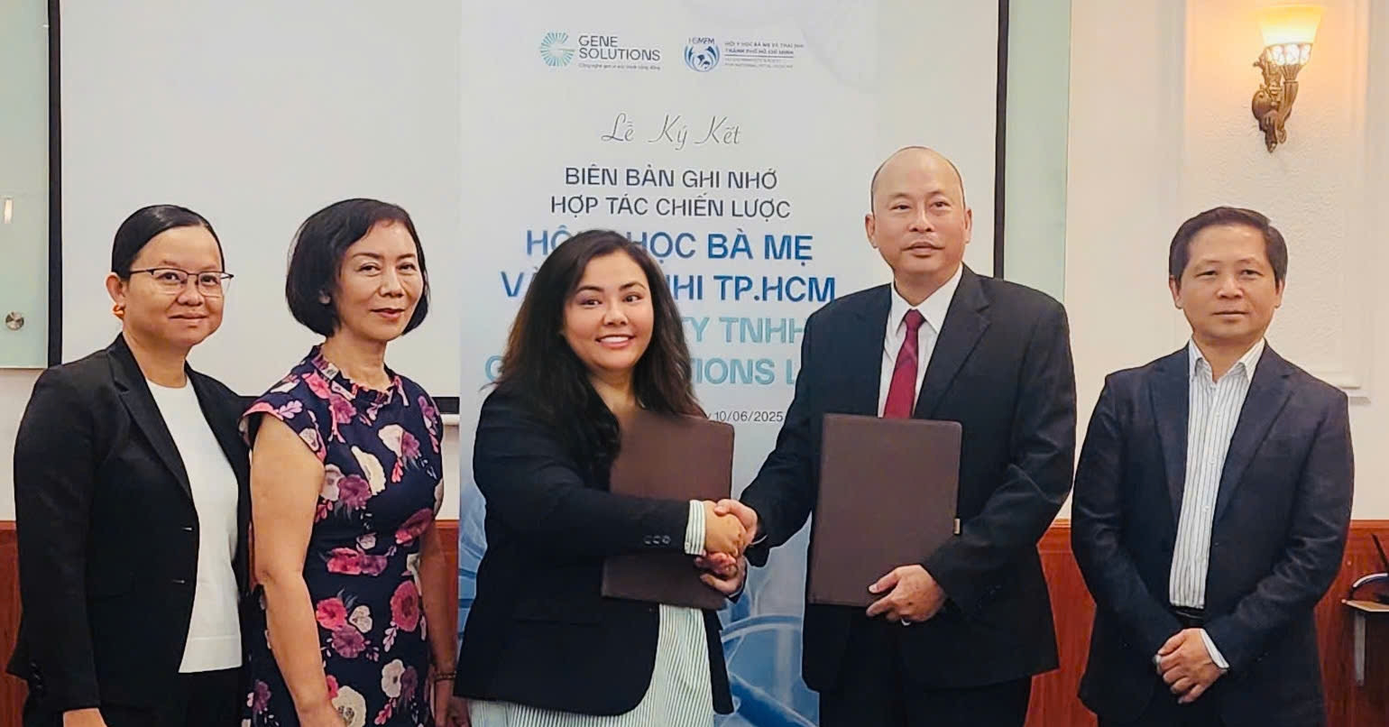 Gene Solutions ký hợp tác toàn diện với Hội Y học Bà mẹ và Thai nhi TP.HCM