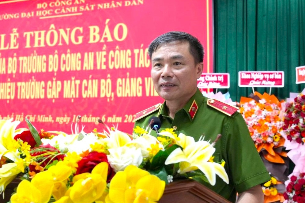 Thiếu tướng Đỗ Anh Tuấn làm Hiệu trưởng Trường Đại học Cảnh sát nhân dân