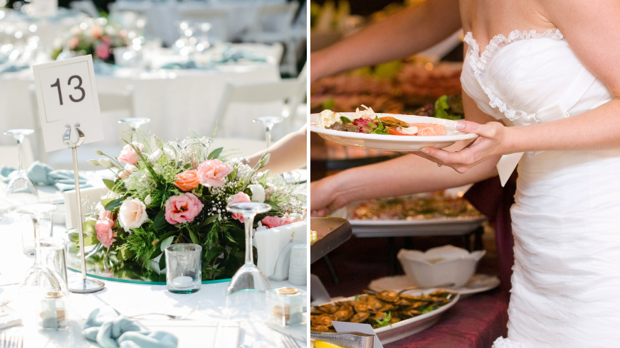 bride hits out at rude wedding guest for bringing her own food but people think she had a good reason.png