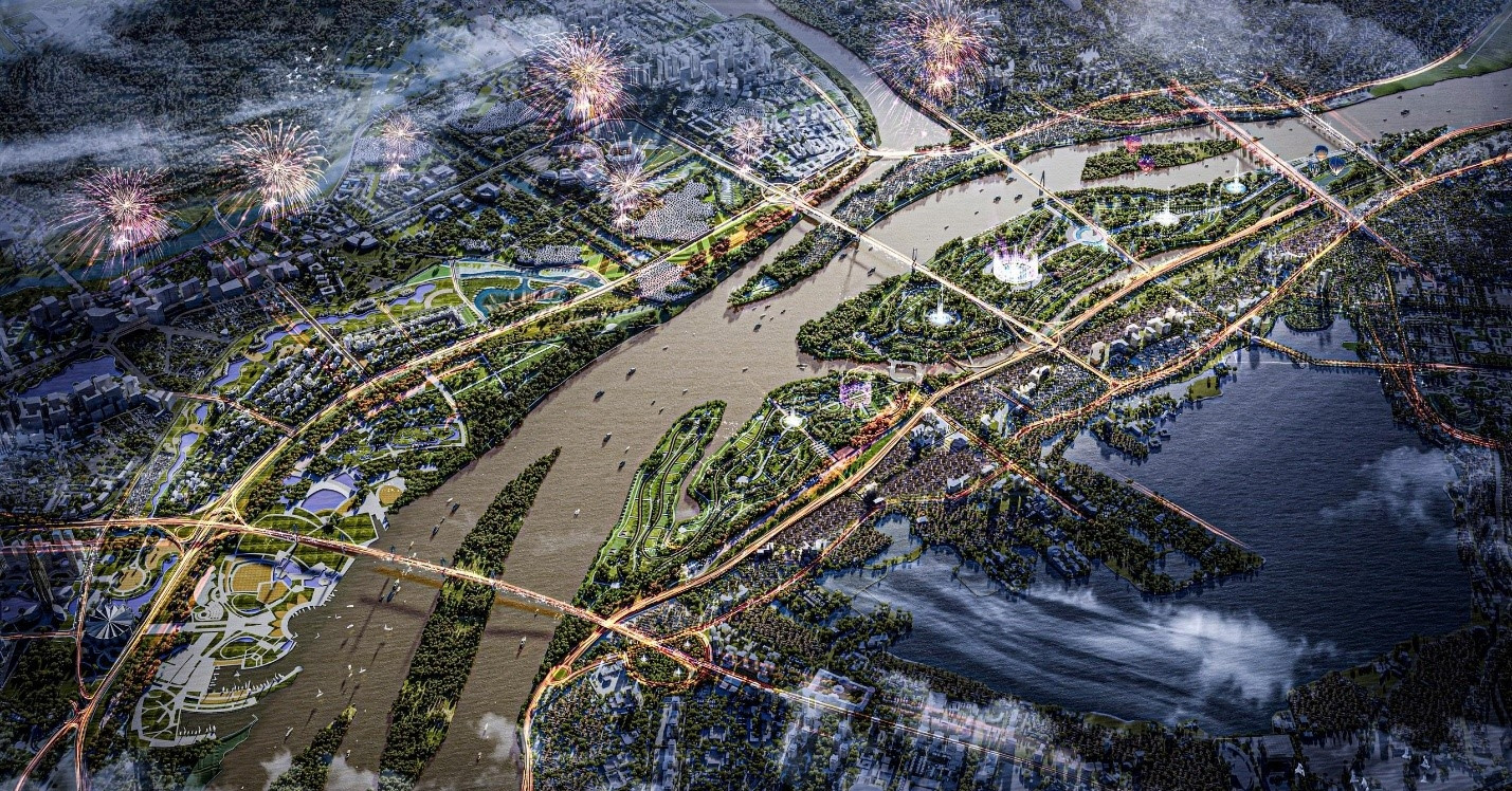 Văn Phú - Đèo Cả bắt tay đề xuất dự án Đại lộ cảnh quan ven sông Hồng