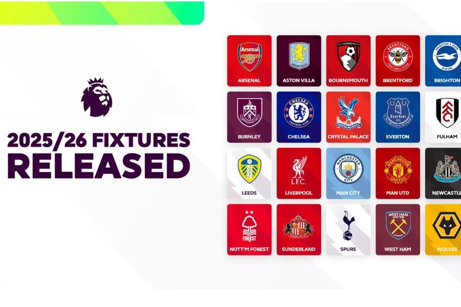 Lịch thi đấu vòng 1 Ngoại hạng Anh 2025/26: 'Đại chiến' MU vs Arsenal