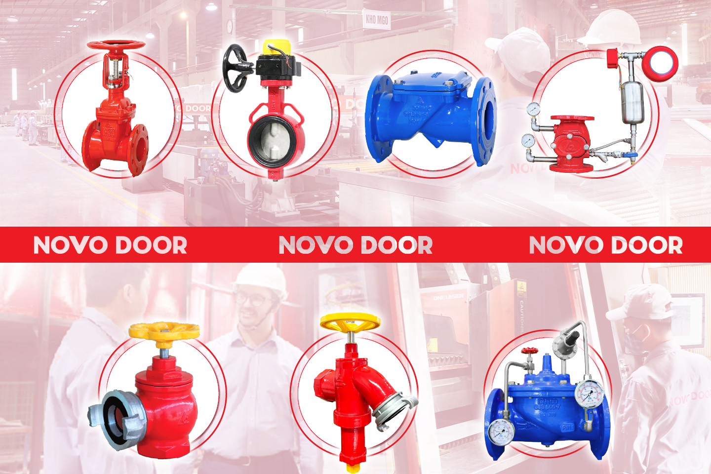 NOVODOOR mở rộng hệ sinh thái phòng cháy: Đồng bộ từ cửa đến van kỹ thuật