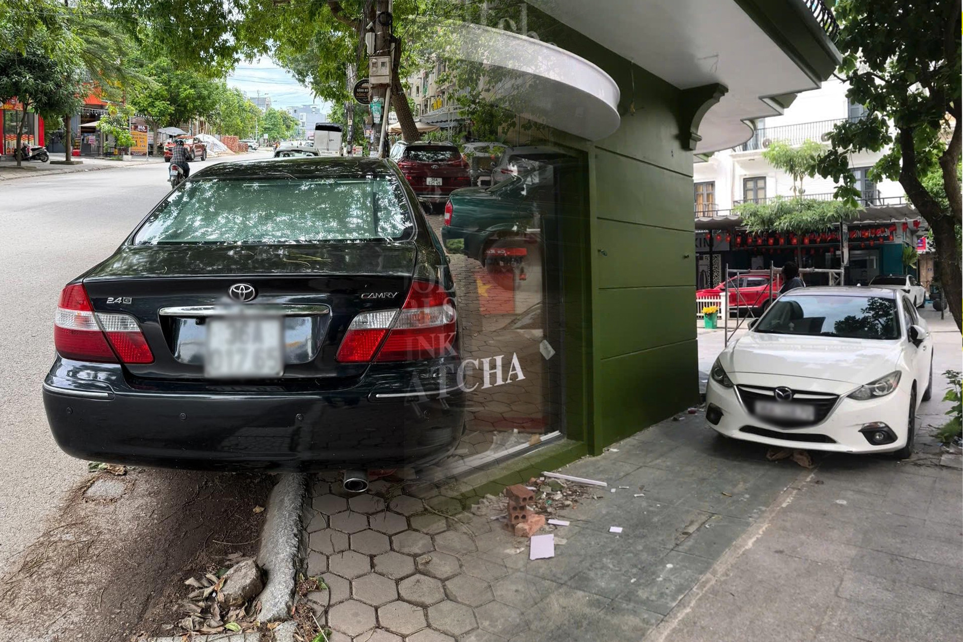 Mỗi tháng trả 12 triệu đồng thuê mặt tiền chỉ để nhìn ô tô đỗ kín lối vào!