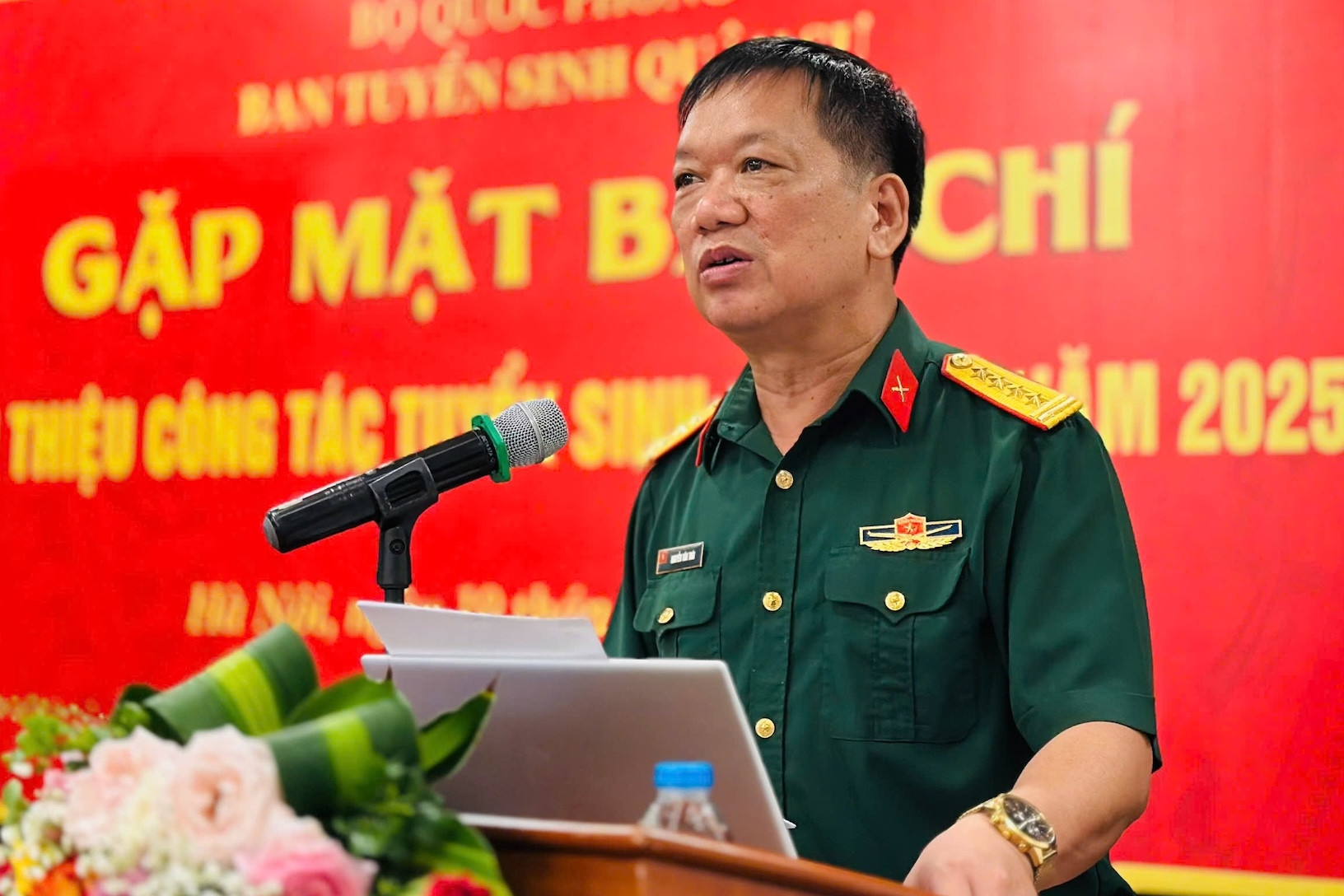 Số thí sinh đăng ký vào các trường quân đội tăng mạnh trong năm 2025