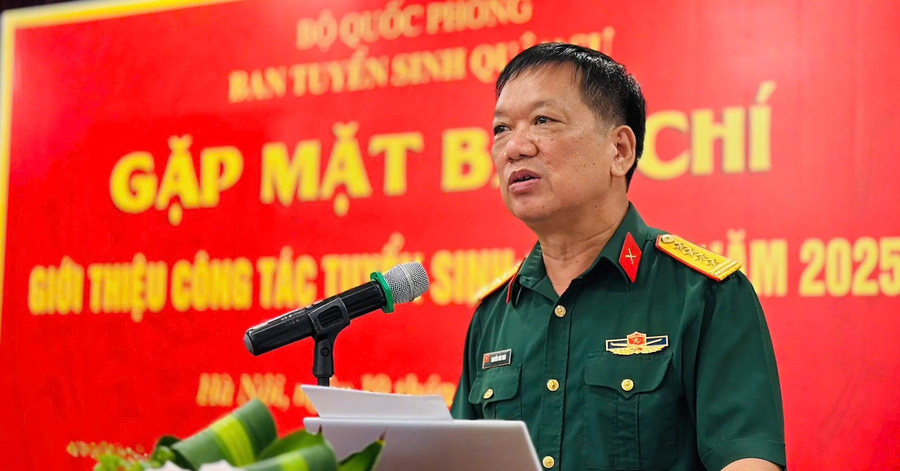 Số thí sinh đăng ký vào các trường quân đội tăng mạnh trong năm 2025
