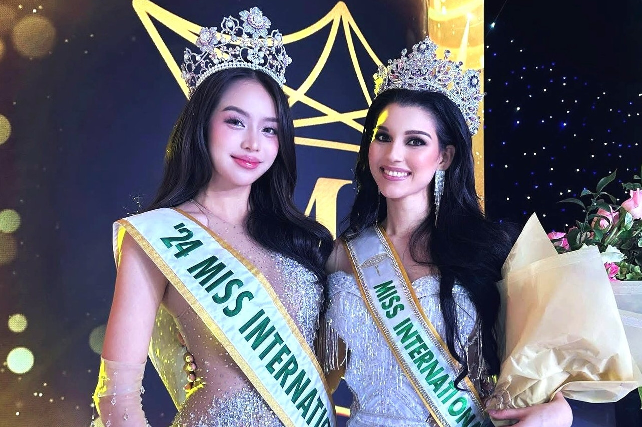 Nữ sinh giỏi 4 thứ tiếng, đọ sắc cùng Thanh Thủy thi Miss International là ai?