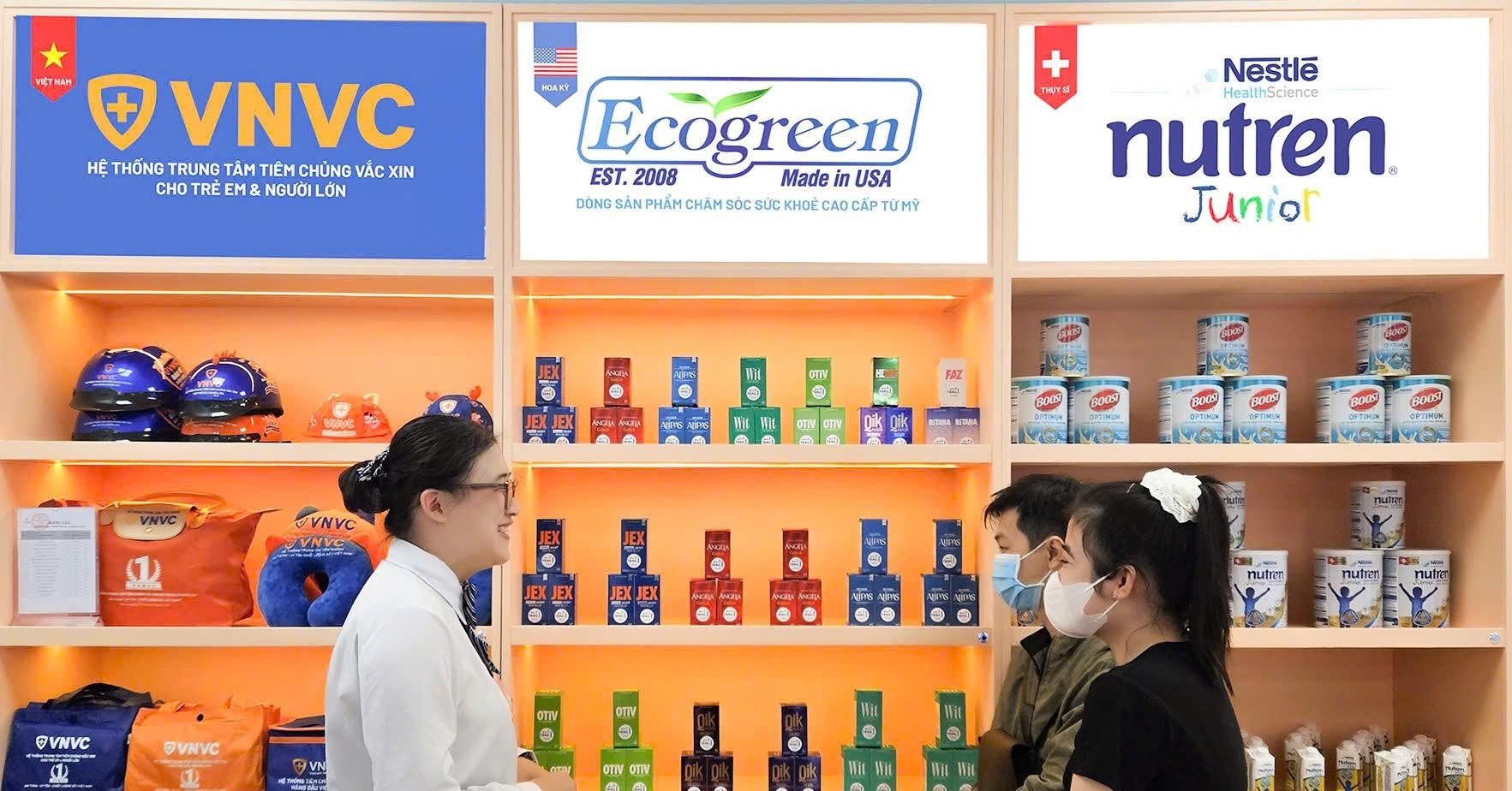 VNVC ra mắt chuỗi gian hàng tiện ích, chăm sóc sức khoẻ cho gia đình