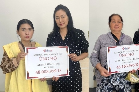 Báo VietNamNet trao hơn 90 triệu đồng giúp đỡ 2 hoàn cảnh khó khăn