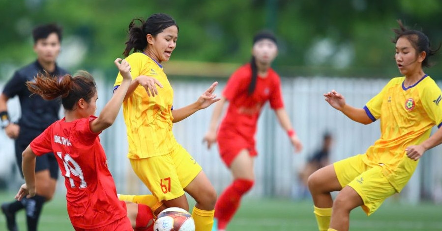 Giải U16 nữ Quốc gia: Hà Nội và Hà Nam bị chia điểm