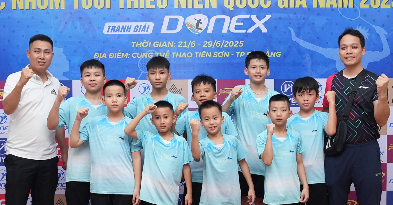 Gần 700 VĐV dự giải cầu lông các nhóm tuổi thiếu niên QG 2025
