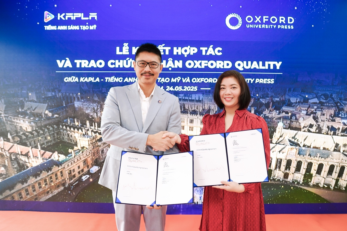 Kapla nhận chứng nhận Oxford Quality