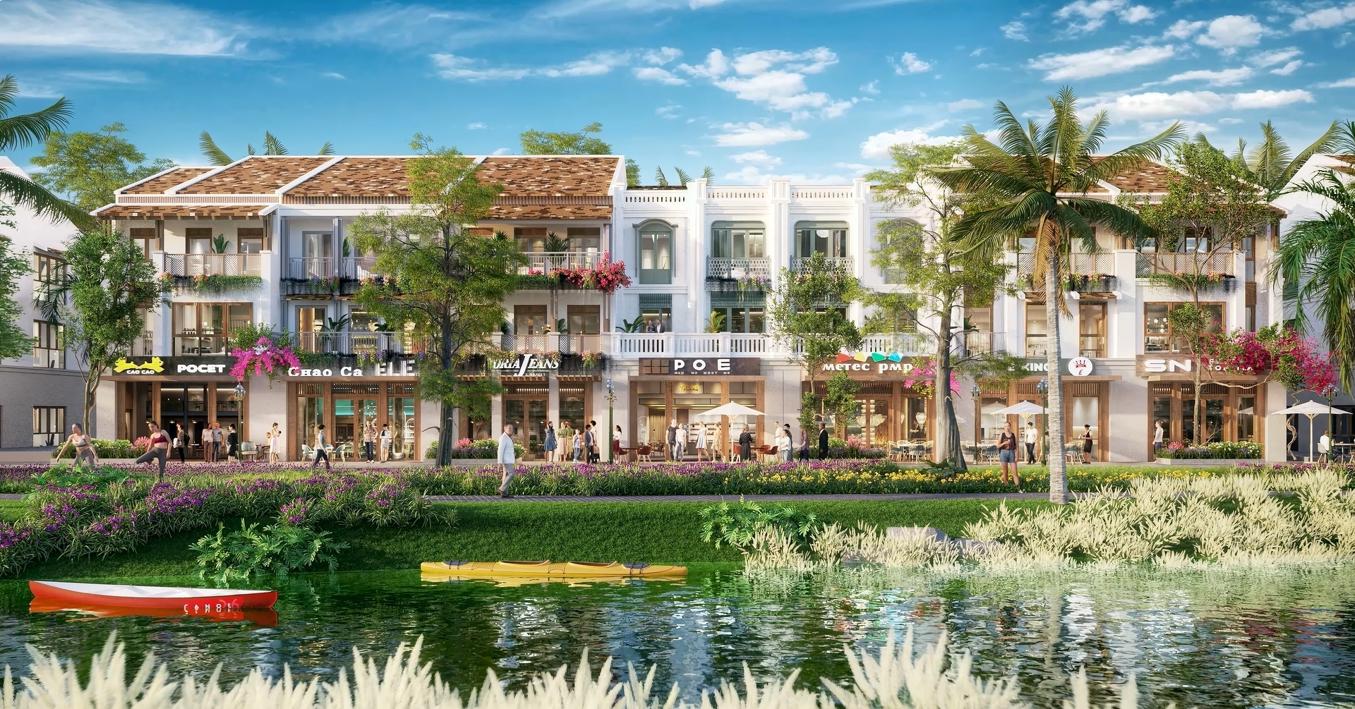 Phường Gốm - Phường Mộc: Vị trí nổi bật bên dòng sông cảnh quan trung tâm Cát Bà