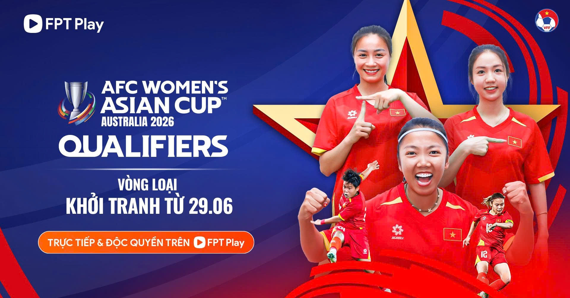 Lịch thi đấu của ĐT nữ Việt Nam tại vòng loại Asian Cup nữ 2026
