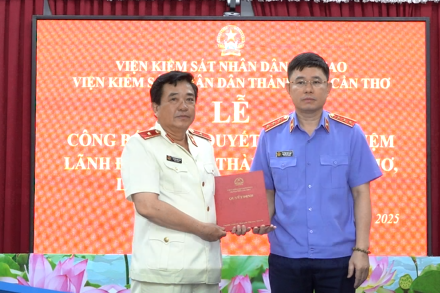 Ông Nguyễn Thanh Liêm làm Viện trưởng Viện kiểm sát nhân dân TP Cần Thơ mới