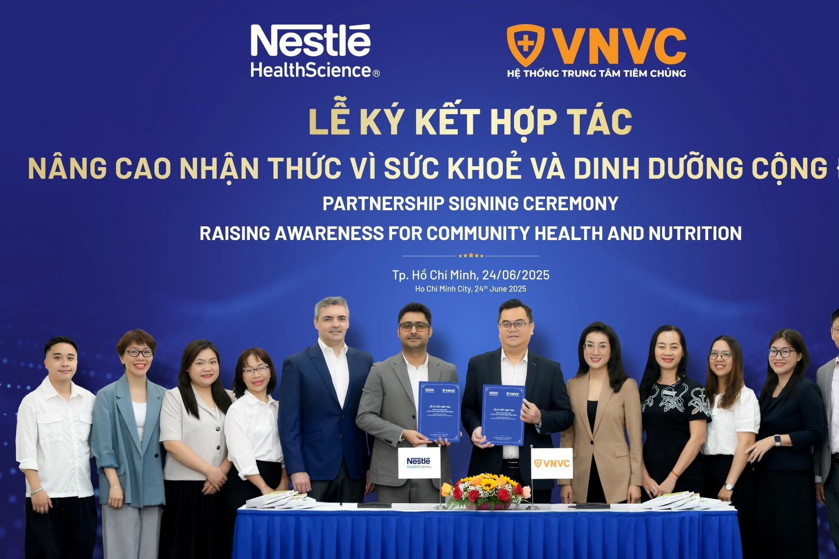 VNVC hợp tác thương hiệu dinh dưỡng hàng đầu châu Âu, nâng tầm sức khỏe Việt